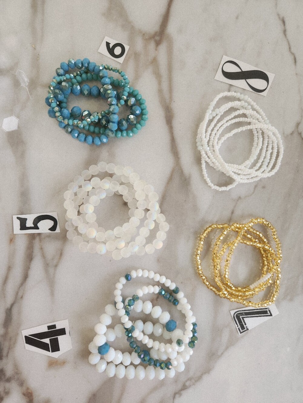 Mix And Match Handmade Stretch Bracelets